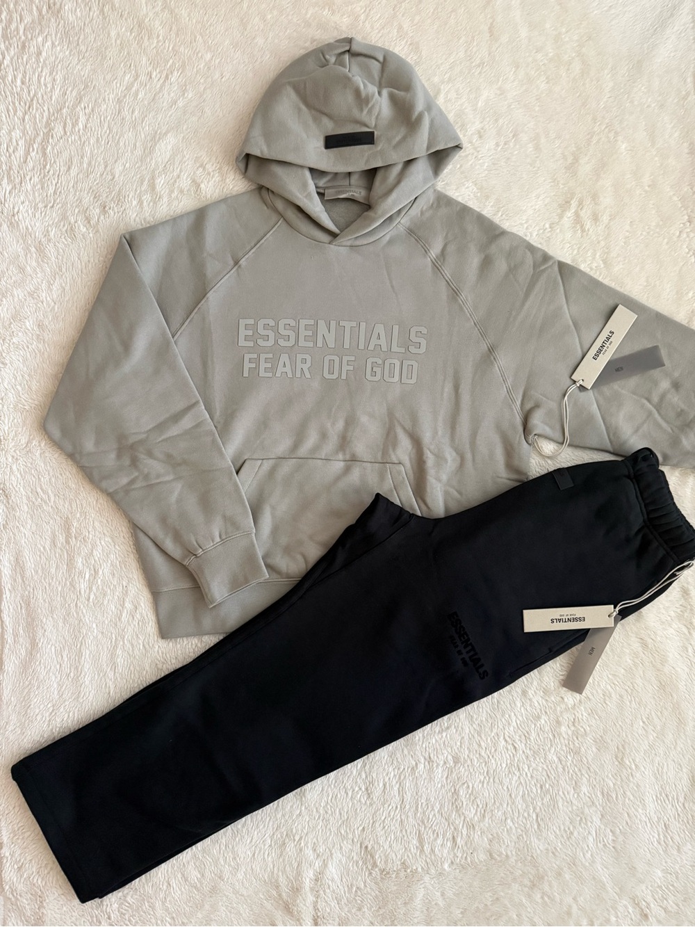Men’s Fear of God Essentials Bundle, Hoodie & Sweatpants, Size XS, NWT